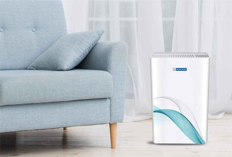 Blue Star AP300DAI Air Purifier - UV Based Microbe DeActive+ Technology | Hepa Filter
